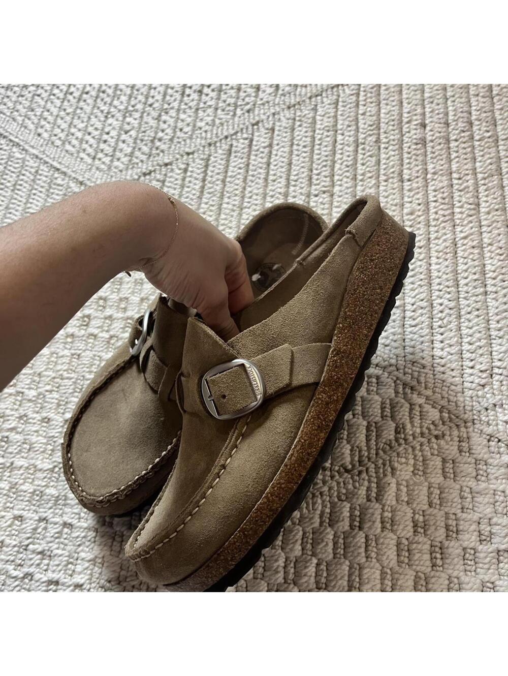 Birkenstock Buckley Suede Clogs - Picture 5 of 7
